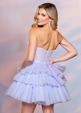 Fabronia | Shine Bright with Purple Homecoming Dress Elegance for Your Special Night - Light Purple - PromDressClub